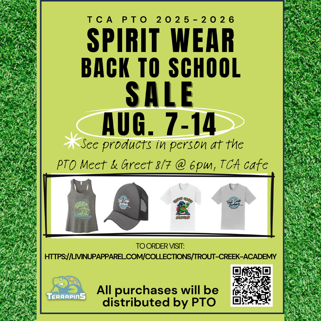 August Spirit Wear Sale